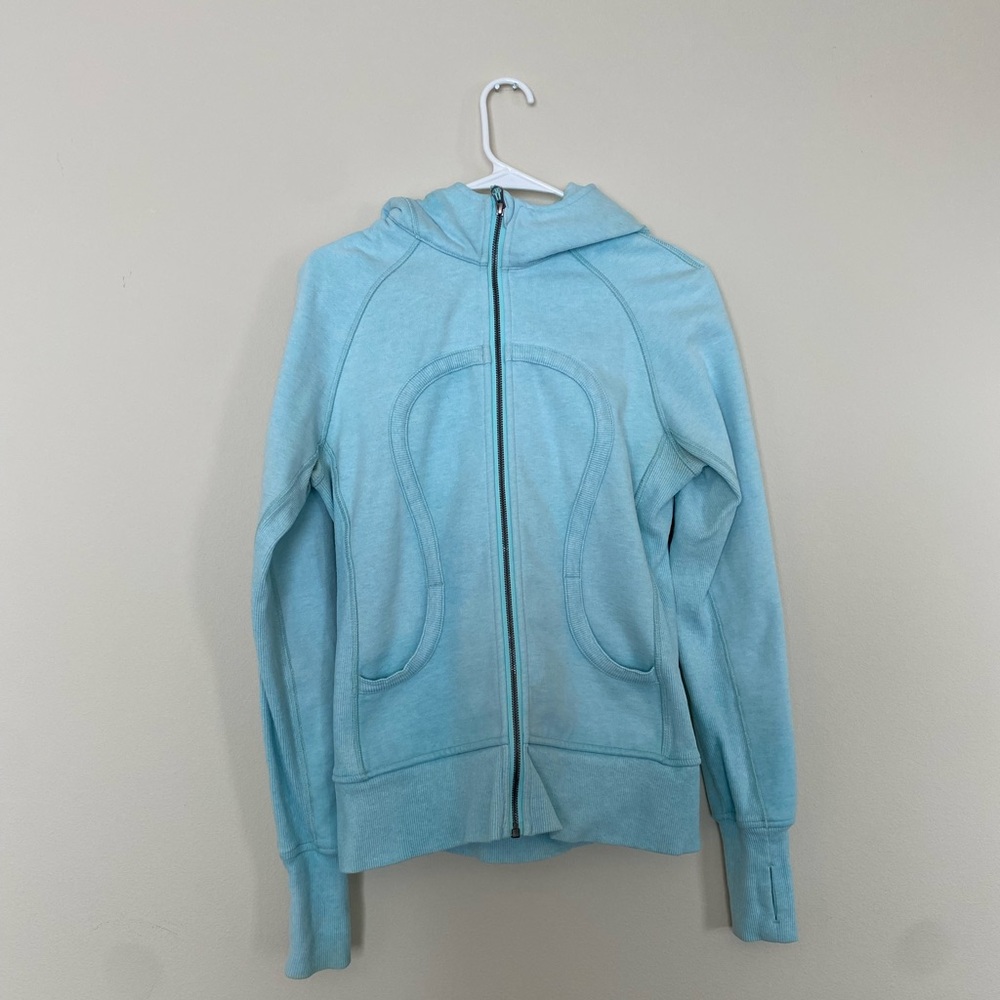 Lululemon Scuba hoodie light blue Size S
